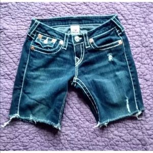 True religion big t Joey shorts size 26
